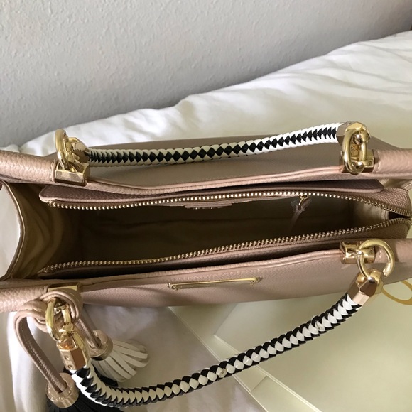 NWOT Bebe Natalie Braided Handle Bag - Picture 4 of 6